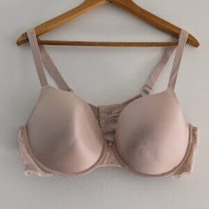 Torrid Tan Push Up Balconette Underwire Bra Size 44DD